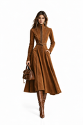 Vestido Valentina Mocha